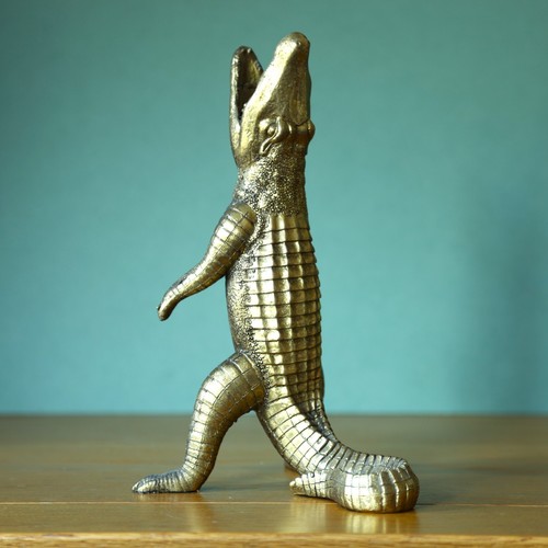 Statua antica resina oro - in,