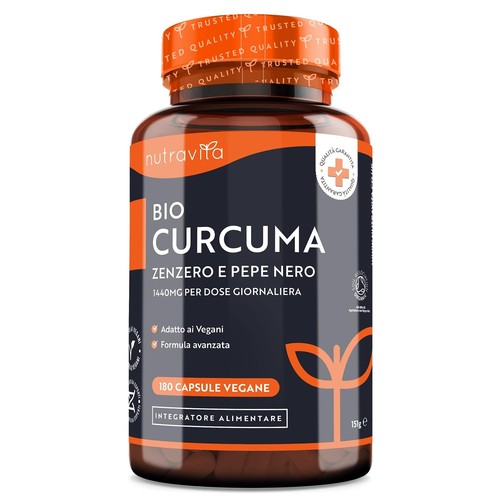 Curcuma bio con piperina - curcuma, e