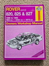 ROVER 820 825 827 HAYNES