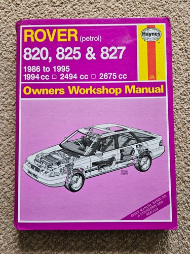 Rover 820 825 827 haynes - rover,