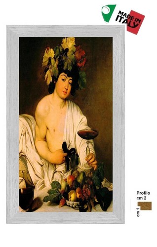 Caravaggio bacco stampa cm - bacco,,
