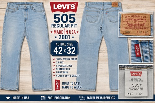 Jeans levi 505 - jeans, fit