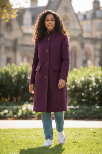 Cappotto lana donna con - lana, da