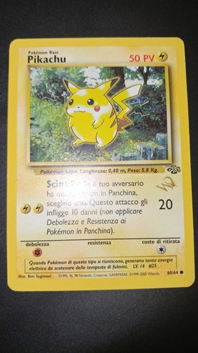 Carte pokemon pikachu - 60/64,