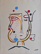 Pittura Olio Astratto. Quadro