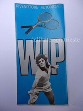 TENNIS WIP racchetta RIVENDITORE PANATTA ADESIVO STICKER originale vintage