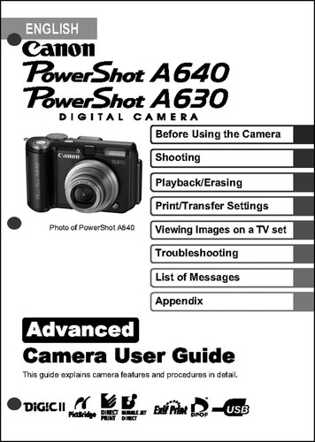 Canon powershot a630 a640 - a630,