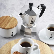 Bialetti Moka Express 6 Tazze Macchina per Caffè - Argenta