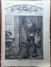 L'illustrazione Popolare 7 Aprile 1889 Ministri Giolitti La Cava Burgos Cosacco