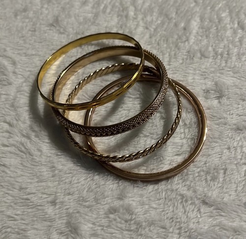 Lotto bracciali tono oro - bracciali,