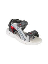 Bacio & Bacio Sandali da ragazzo con luci e strappi - grigio