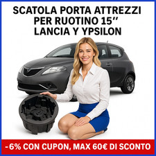 Scatola Contenitore Attrezzi Per ruota ruotino di scorta  15" Lancia Y Ypsilon 