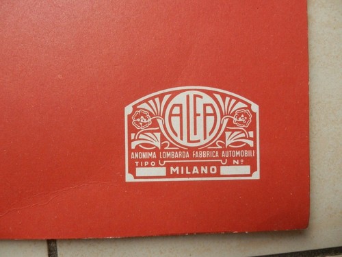 Alfa romeo cartella con 7 - cartella,