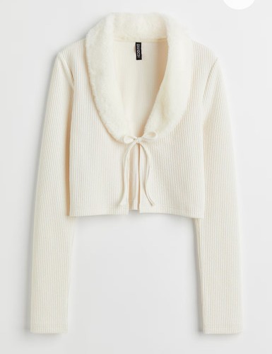 Cardigan donna diviso grande