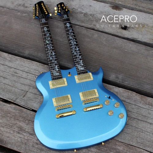 Chitarra elettrica doppio - chitarra,