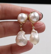 Orecchini di perle barocche