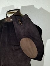 Giacca cappotto sportivo blazer velluto tweed velluto 42L Ralph Lauren caccia marrone 