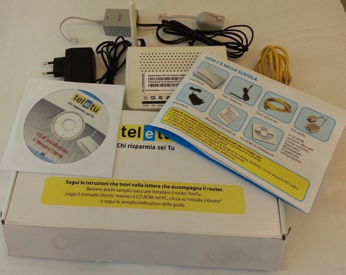 Modem router teletu adsl - modem,