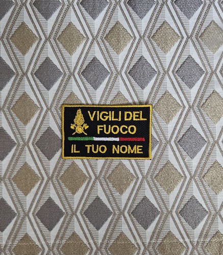 Toppa patch ricamata vigili - ricamata,