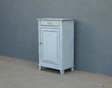 Credenza mobile dispensa ad un'anta laccata Shabby Chic, L 70 cm!