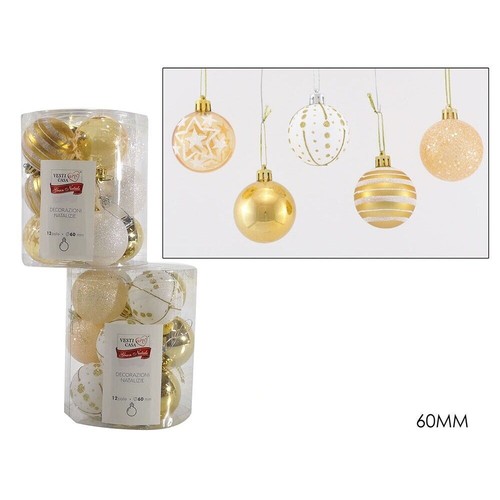 Palline oro bianco - oro, per