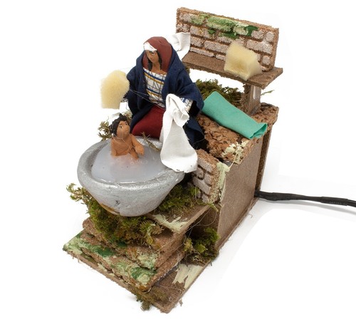 Pastore per presepe - pastore, in