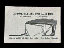 Catalogo Sidecar Harley-Davidson 1916 Rif Geo S. Tane Auto Carrozze Top WI