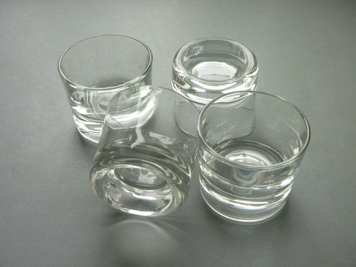 Shot glasses clear glass - 4,