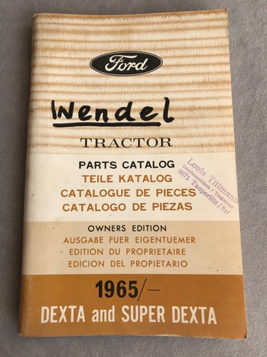 Ford dexta super - dexta, teile