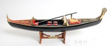 Replica modello nave barca in legno gondola veneziana 23 pollici