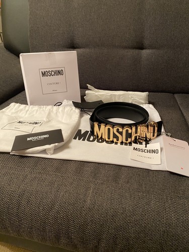 Moschino cintura pelle - in, logo