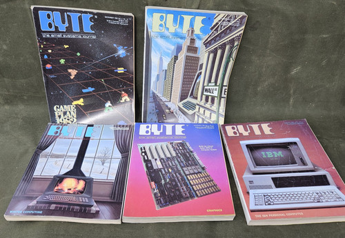 Vintage byte magazines - vintage,