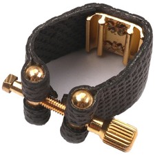 2 x (per sassofono contralto, sassofono, accessori legatura, nero, chiusura compatta 5017