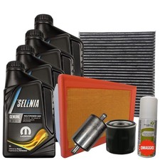 Kit Tagliando Fiat Tipo 1.4 Benzina GPL LPG 3 Filtri 4 Olio Selenia 5W40 