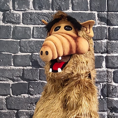 Alf brown alien mascot costume - brown,