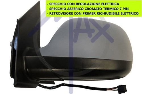 Specchio retrovisore elettrico - specchio,