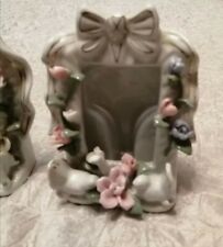 LOTTO 3 PORTAFOTO IN CERAMICA + 1 PORTAFOTO IN FERRO