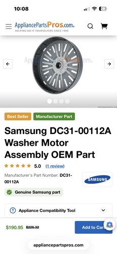 Dc31 00112a samsung rondella - samsung,