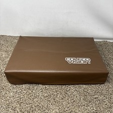 Cover antipolvere console ufficiale vintage ColecoVision - vinile marrone con logo - RARA