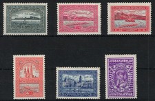 1932 Jugoslavia, Campionato Europeo di Canottaggio, Yvert n. 225/30, MNH**