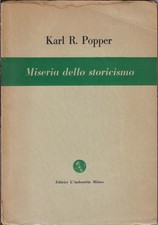 Karl R. Popper..MISERIA DELLO