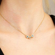 Collana Tre Cuori Donna