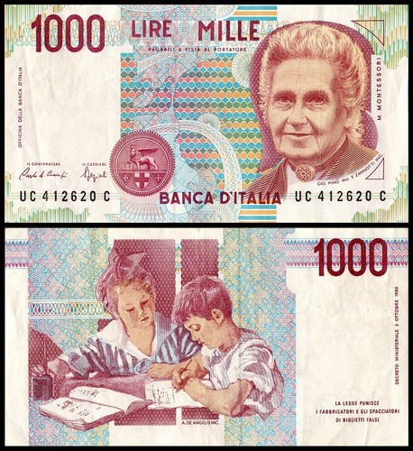 Italy 1000 lire 1990 - italy, lire,