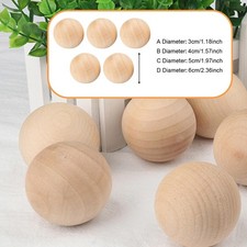 5 sfere di legno, sfere di