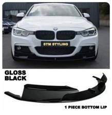 BMW SERIE 3 F30 SPLITTER ANTERIORE LABBRO ANTERIORE M SPORT NERO LUCIDO ABS VALANCE