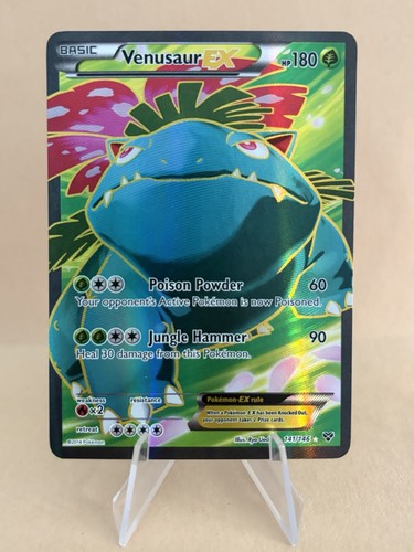 Carta pokemon venusaur full - ex,