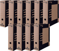 Raccoglitore per Ufficio ECO MAXI FSC / A4 / 80 Mm - 8 Cm/Colore: Marrone/Nero/C