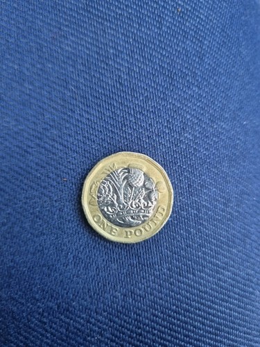 Moneta rara one pound sterlina - moneta,