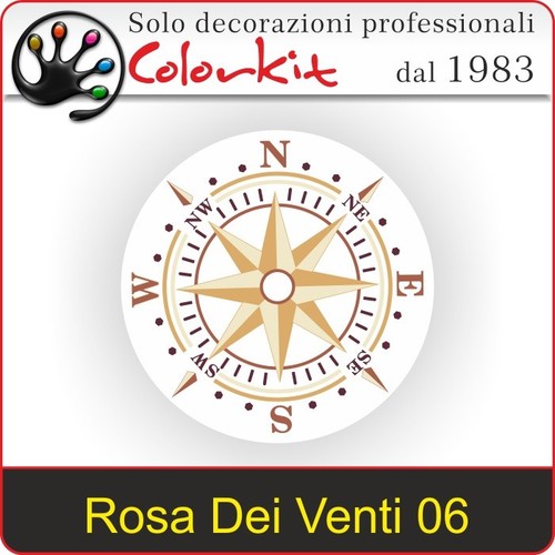 Adesivo rosa dei venti - venti, 06