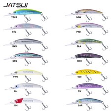 ARTIFICIALE TRAINA SPINNING JATSUI BIZ MINNOW TROLL SINKING 100 AFFONDA 2.5-3 M